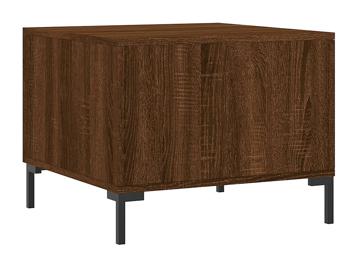 Table basse Chêne marron 50x50x40 Bois d'ingénierie