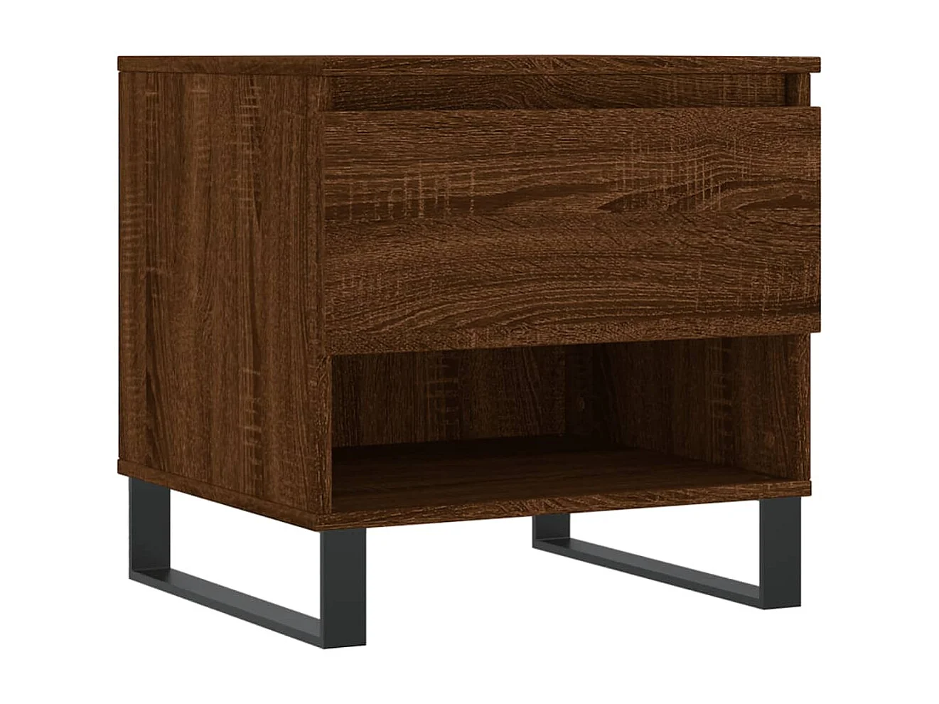 Table basse chêne marron 50x46x50 bois d'ingénierie