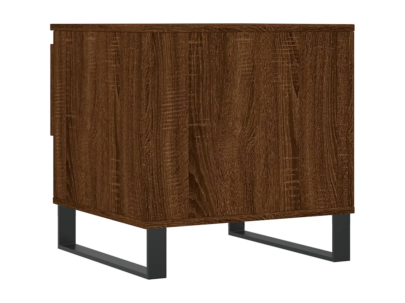 Table basse chêne marron 50x46x50 bois d'ingénierie