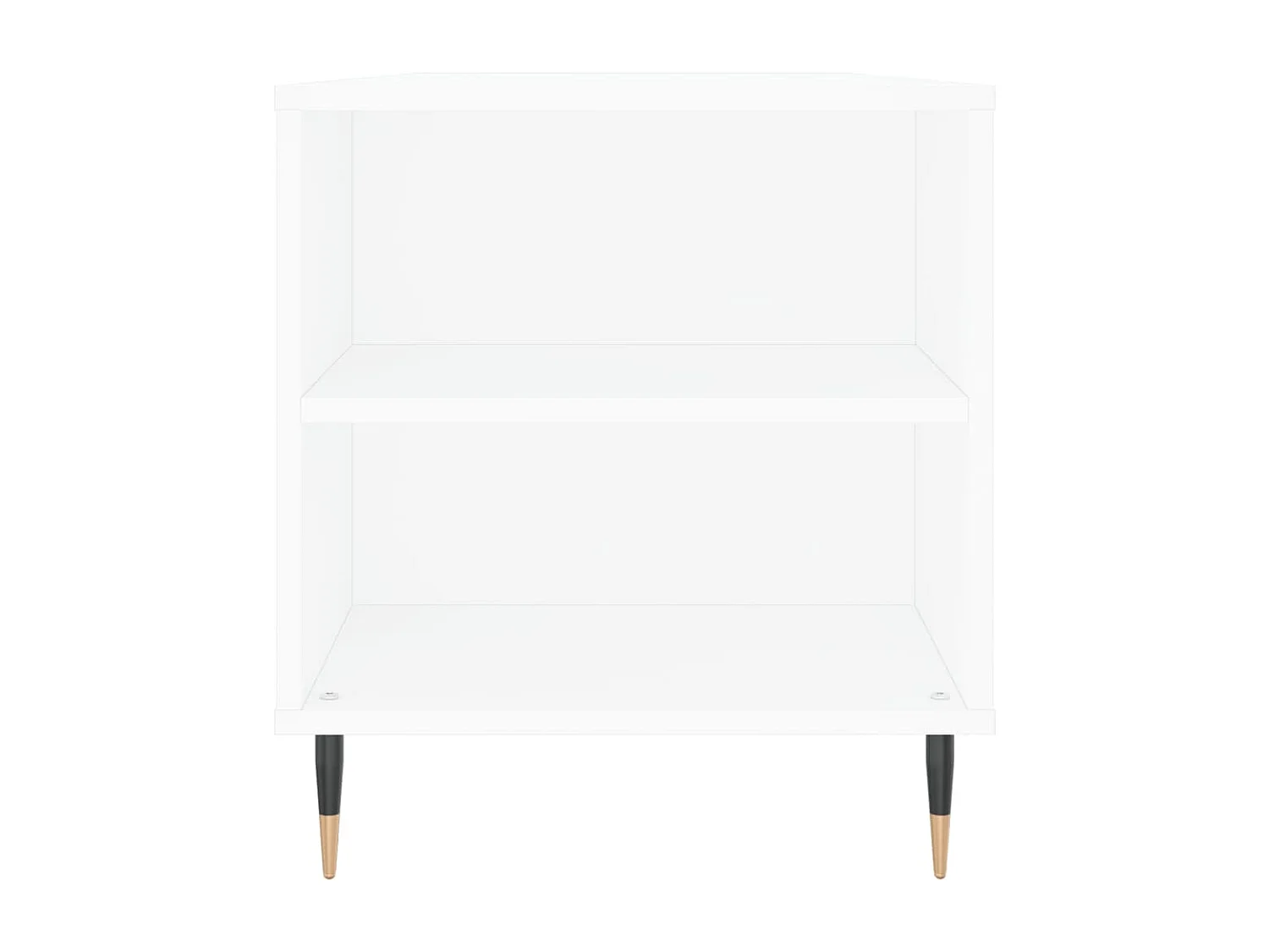 Table basse blanc 102x44,5x50 bois d'ingénierie