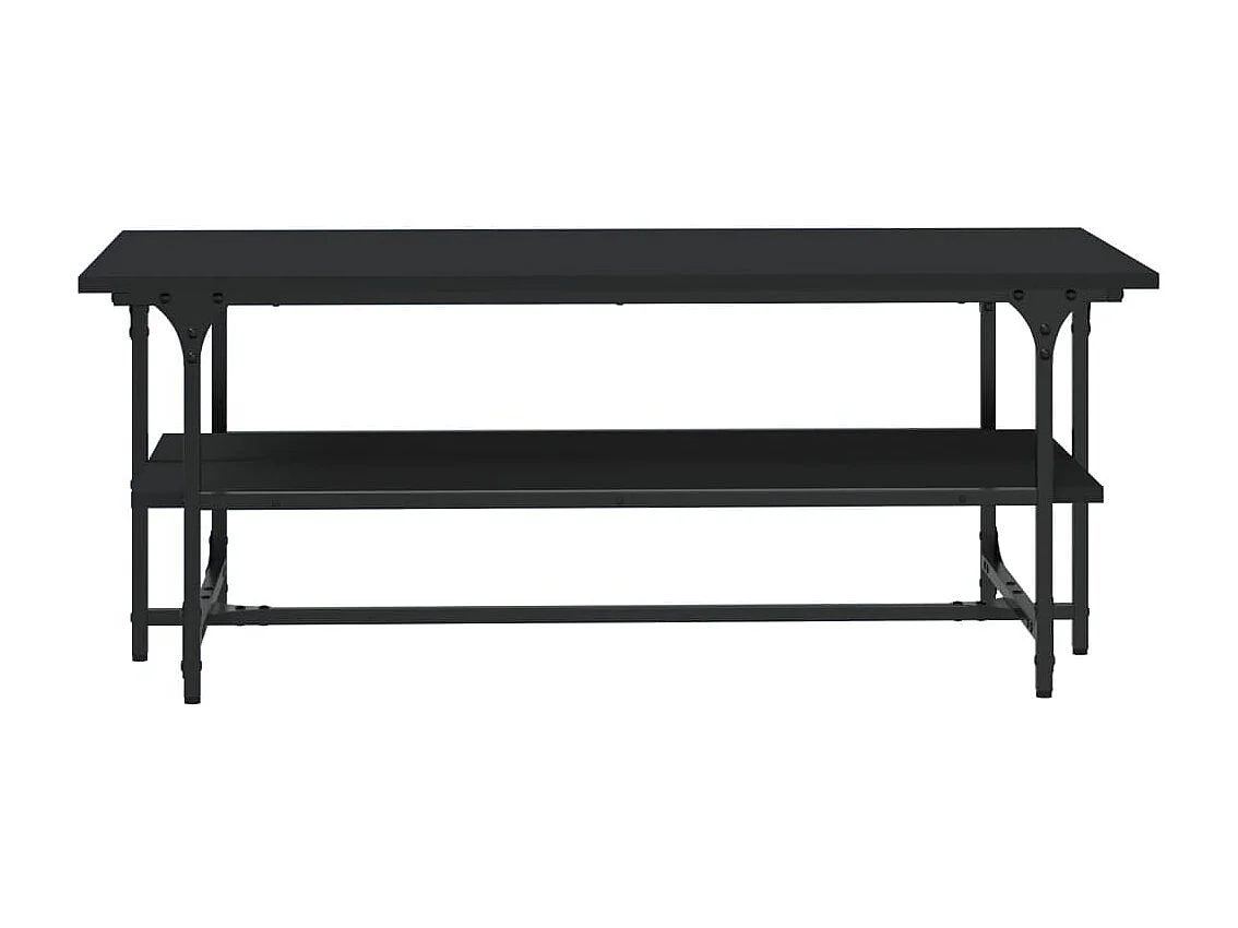 Table basse Noir 100x50x40 Bois d'ingénierie