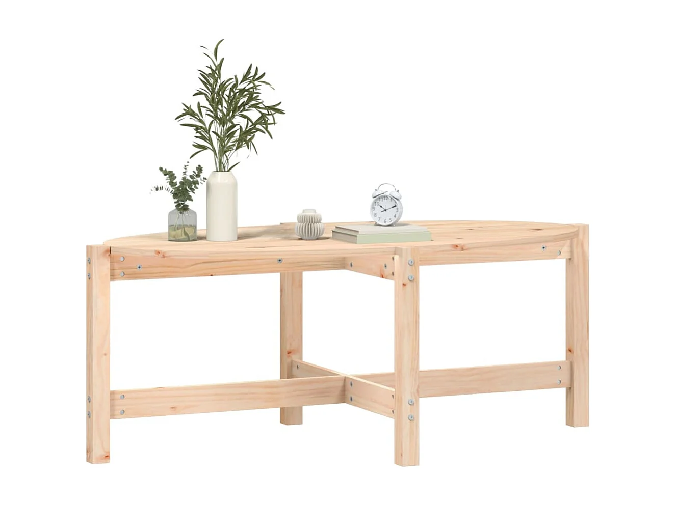 Table basse 118x63x45 Bois massif de pin