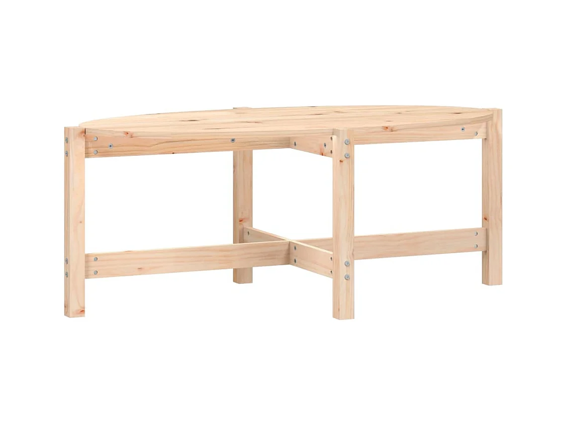 Table basse 118x63x45 Bois massif de pin