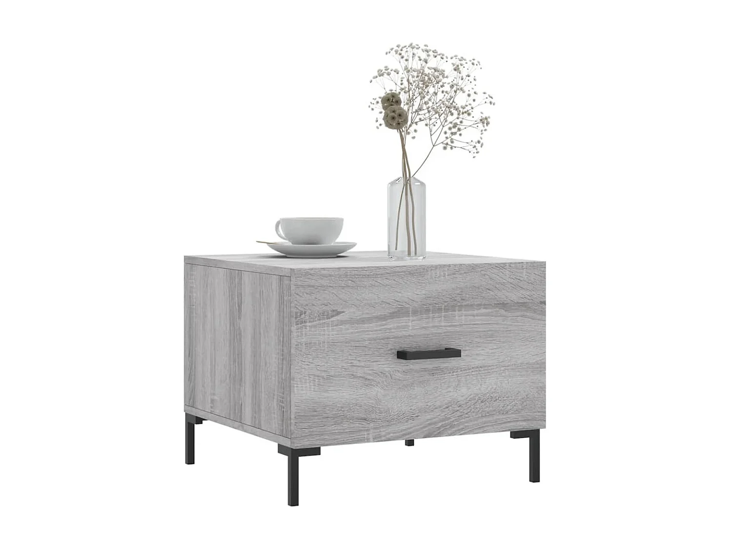 Tables basses 2 pcs sonoma gris 50x50x40 bois d'ingénierie