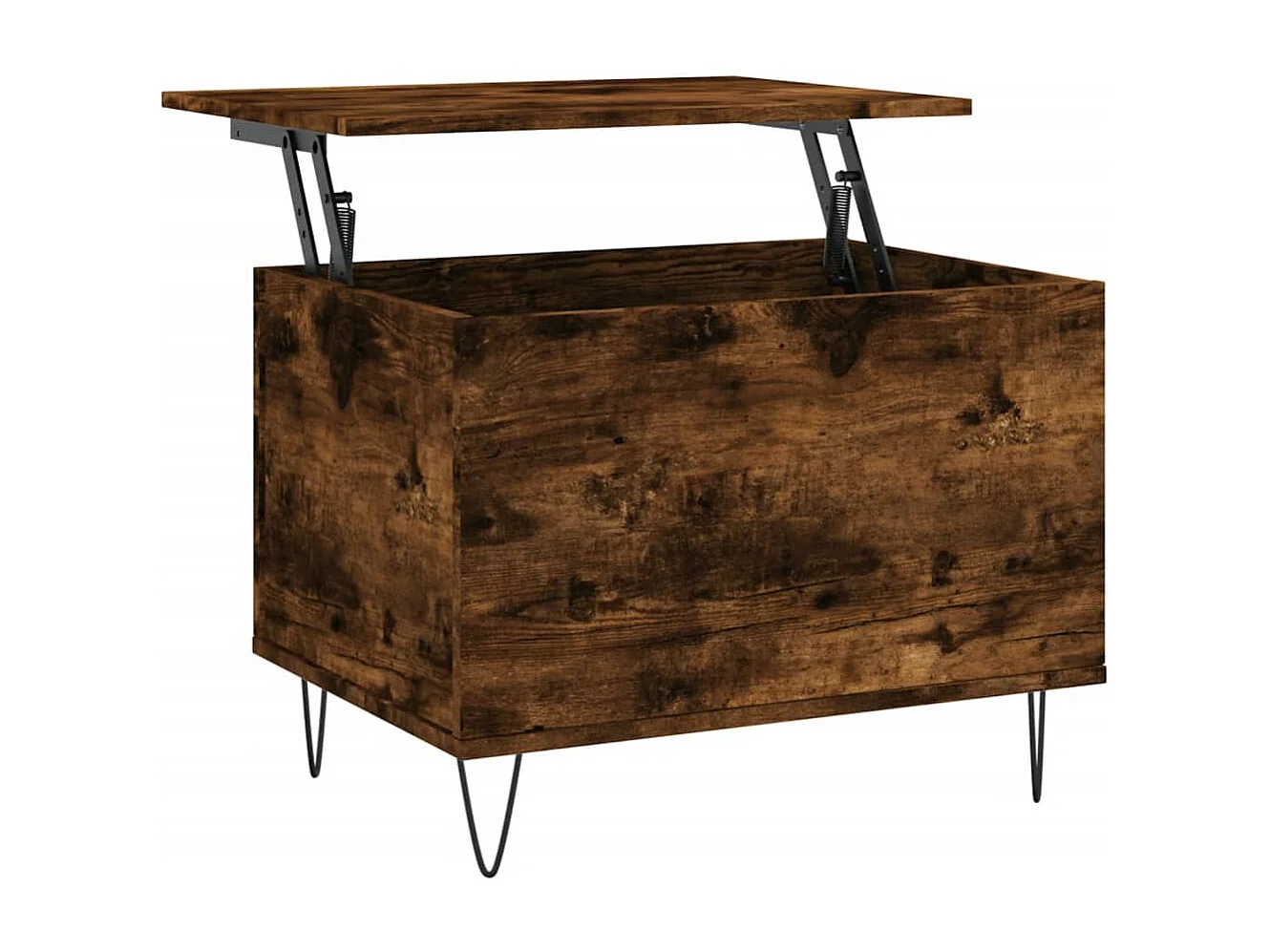 Table basse Chêne fumé 60x44,5x45 Bois d'ingénierie