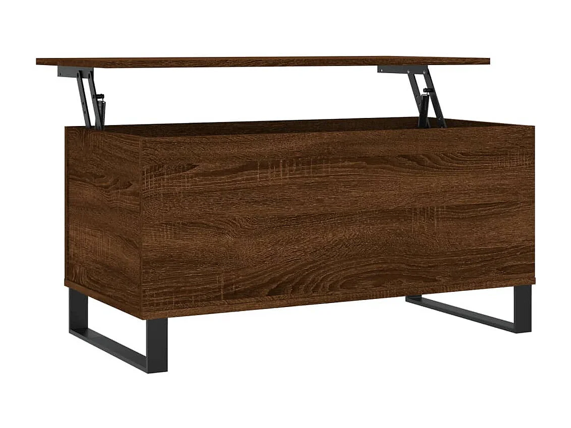 Table basse Chêne marron 90x44,5x45 Bois d'ingénierie
