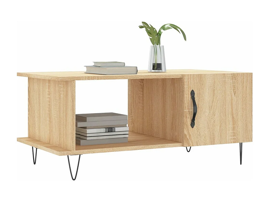 Table basse chêne sonoma 90x50x40 bois d'ingénierie
