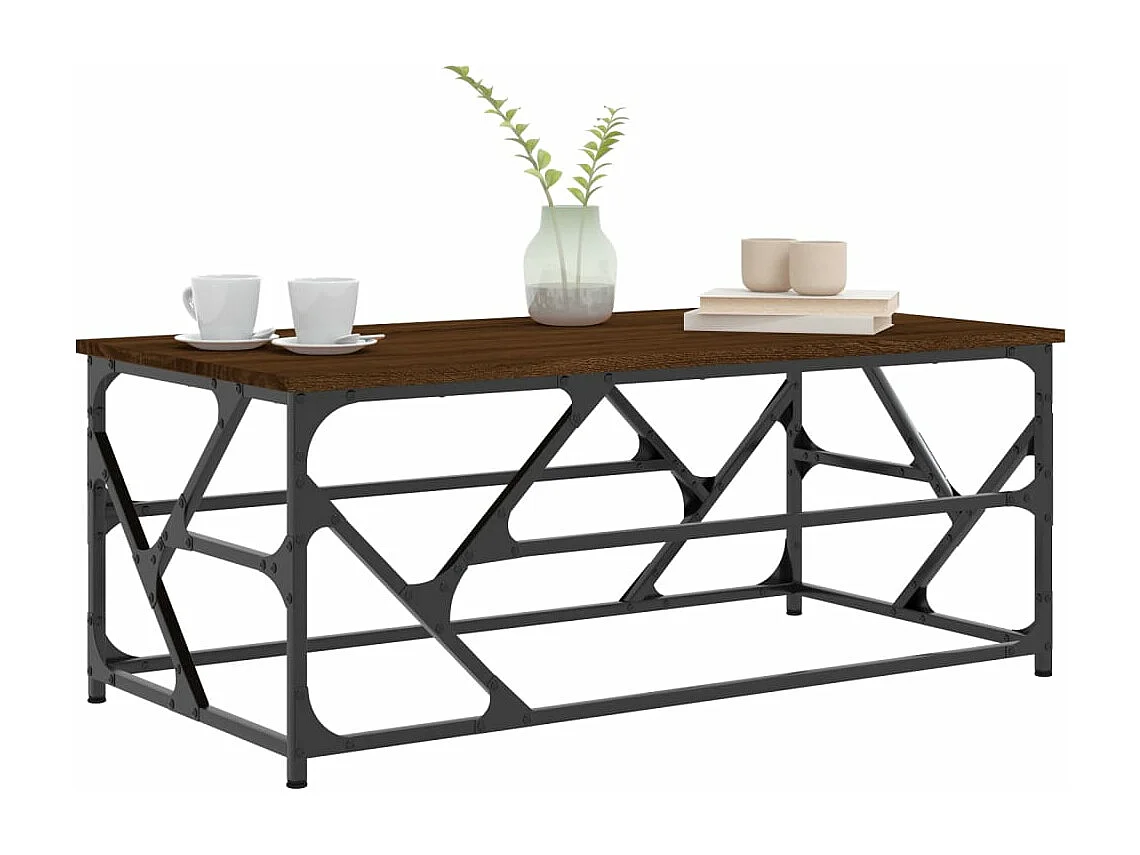 Table basse Chêne marron 100x50x40 Bois d'ingénierie