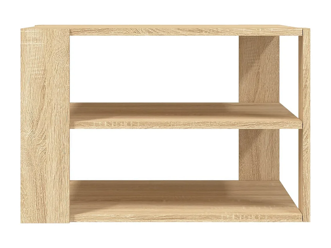 Table basse chêne sonoma 59,5x59,5x40 bois d'ingénierie