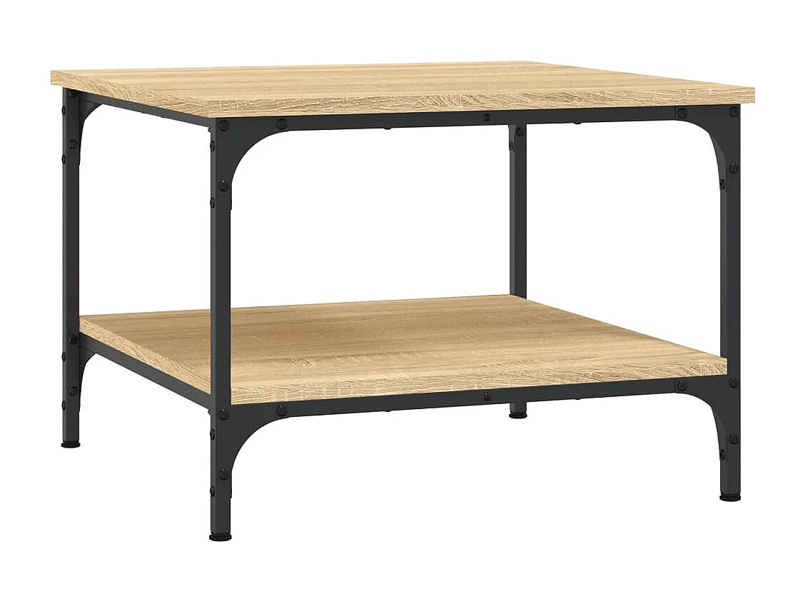 Table basse chêne sonoma 55x55x40 bois d'ingénierie