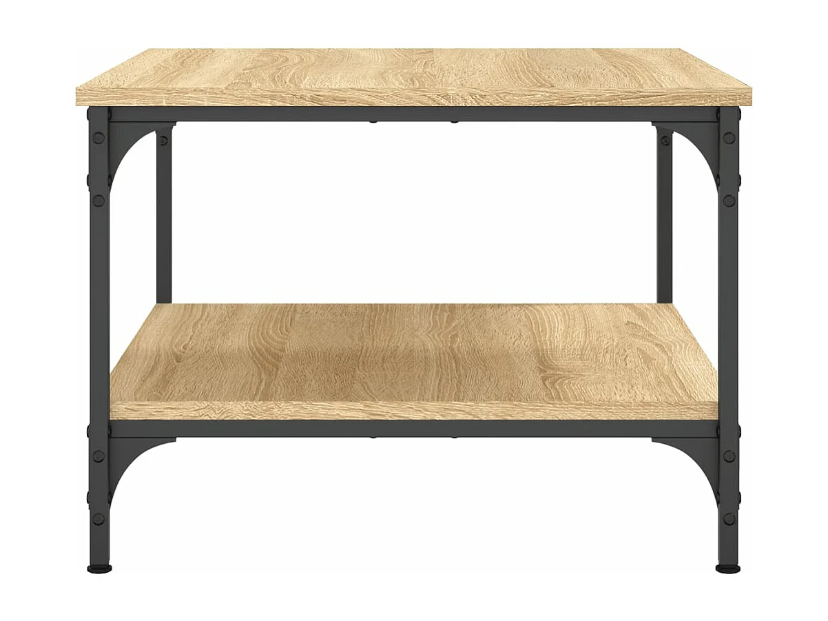 Table basse chêne sonoma 55x55x40 bois d'ingénierie