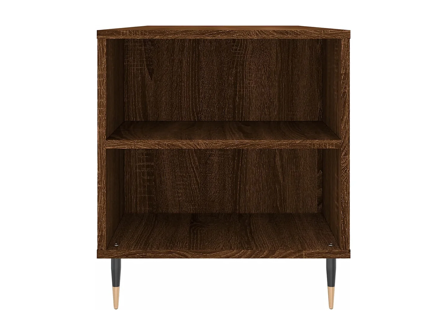 Table basse chêne marron 102x44,5x50 bois d'ingénierie