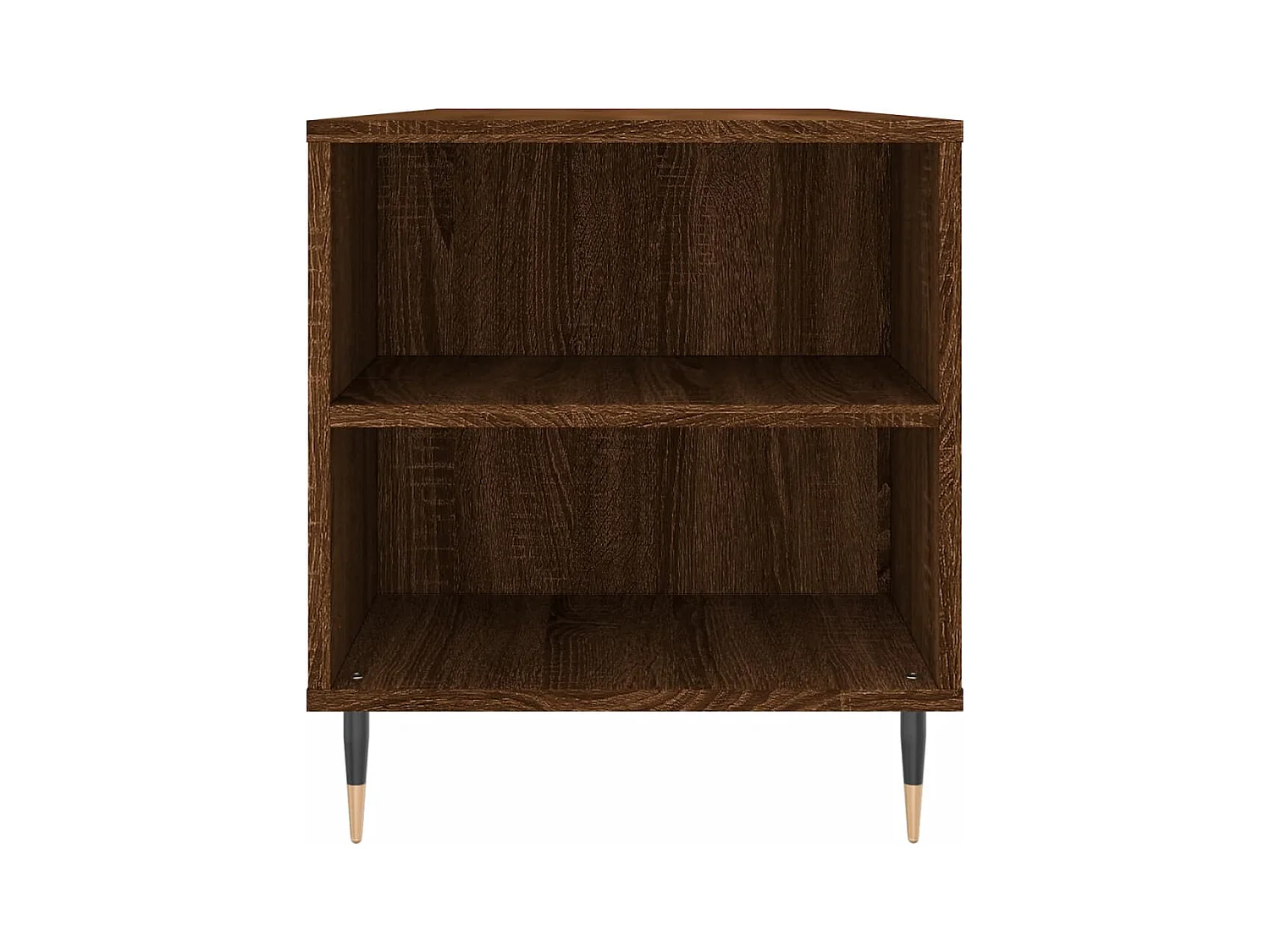 Table basse chêne marron 102x44,5x50 bois d'ingénierie