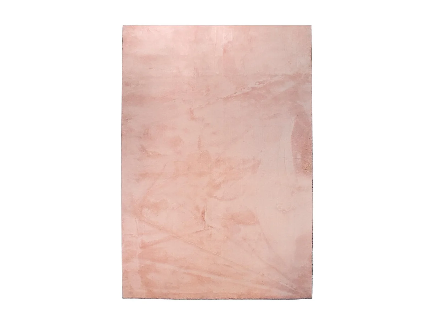 Tappeto a pelo lungo a pelo lungo 80x150 rettangolo tessuto rosa a tinta unita LOFTUNI