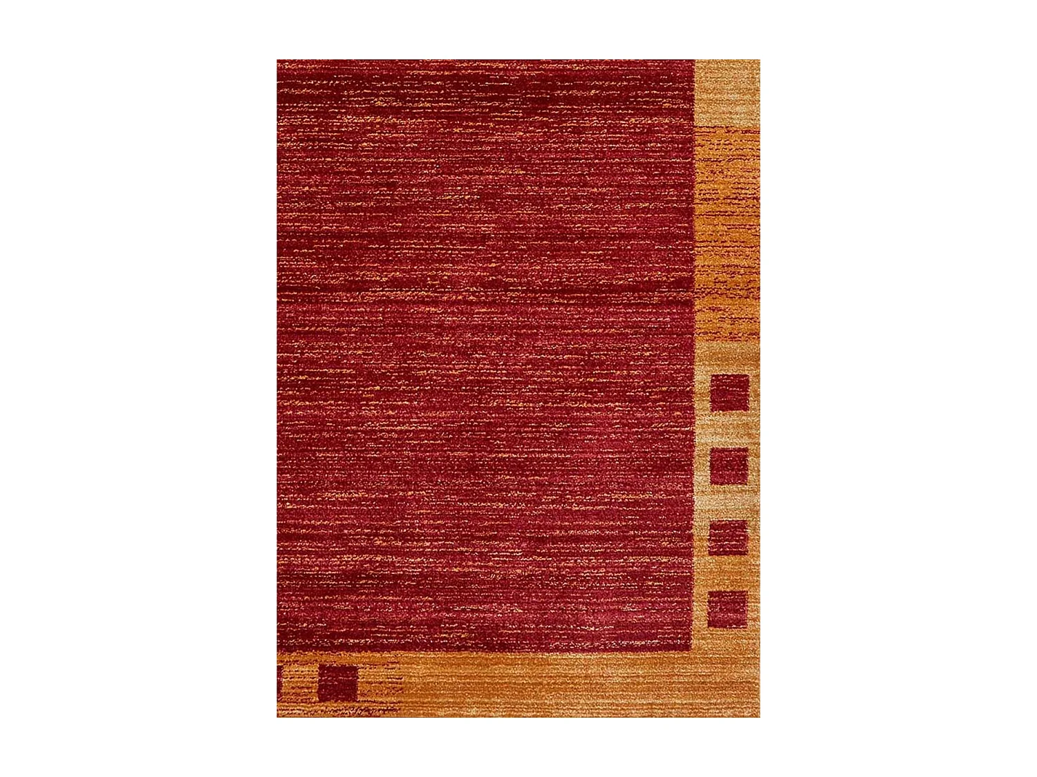 tappeto da ingresso 80x300 tessuto rettangolo rosso modello semplice CHOBAY 1
