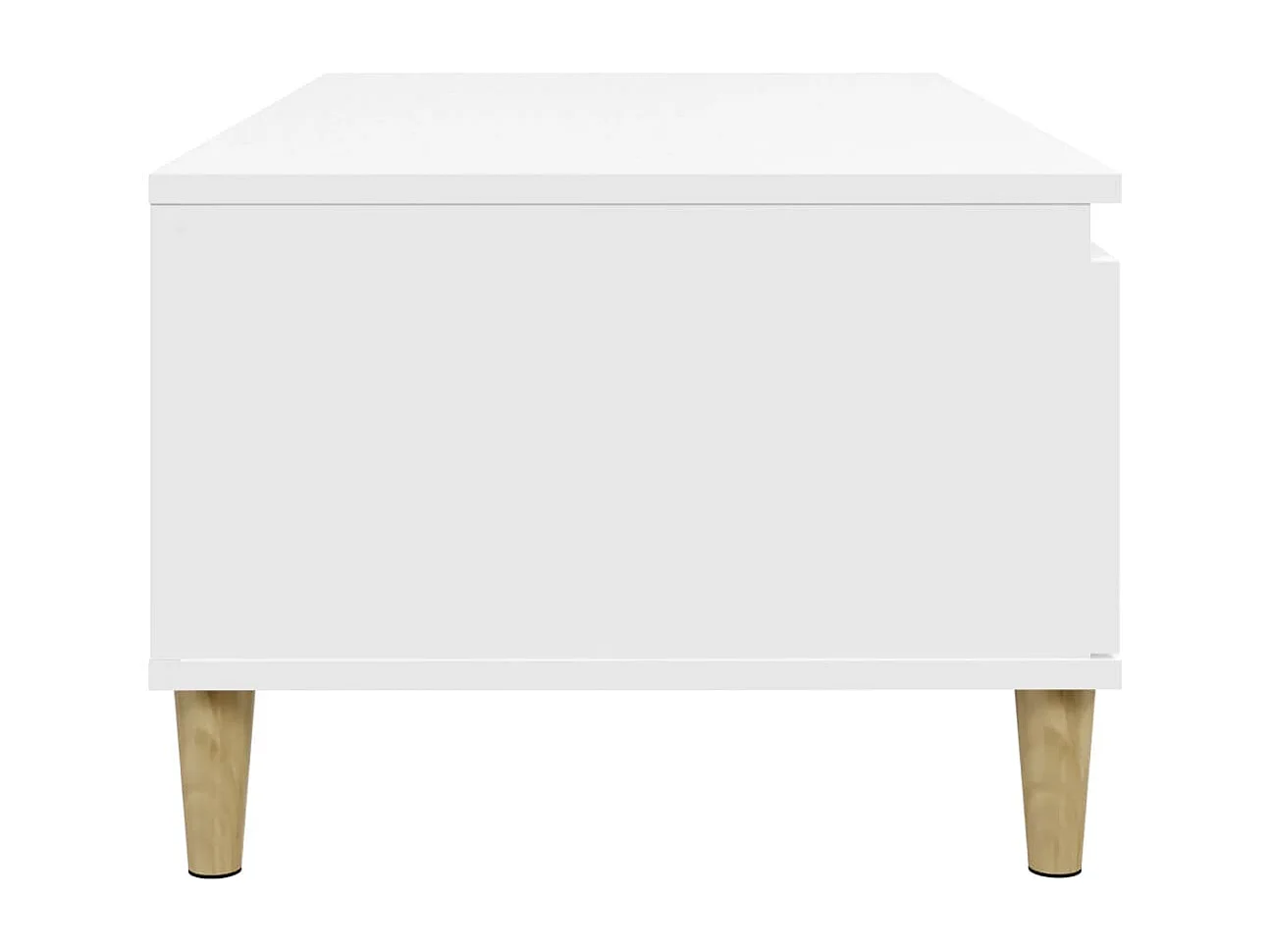 Table basse Blanc 90x50x36,5 Bois d'ingénierie