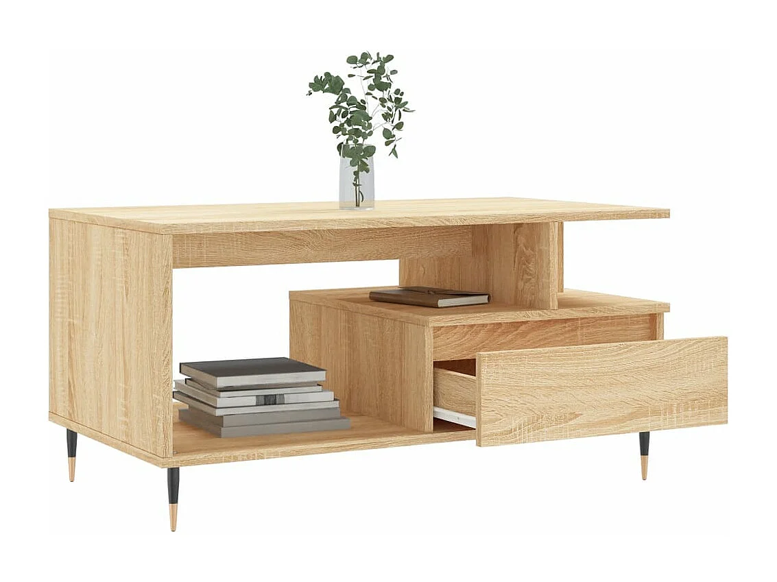 Table basse Chêne sonoma 90x49x45 Bois d'ingénierie
