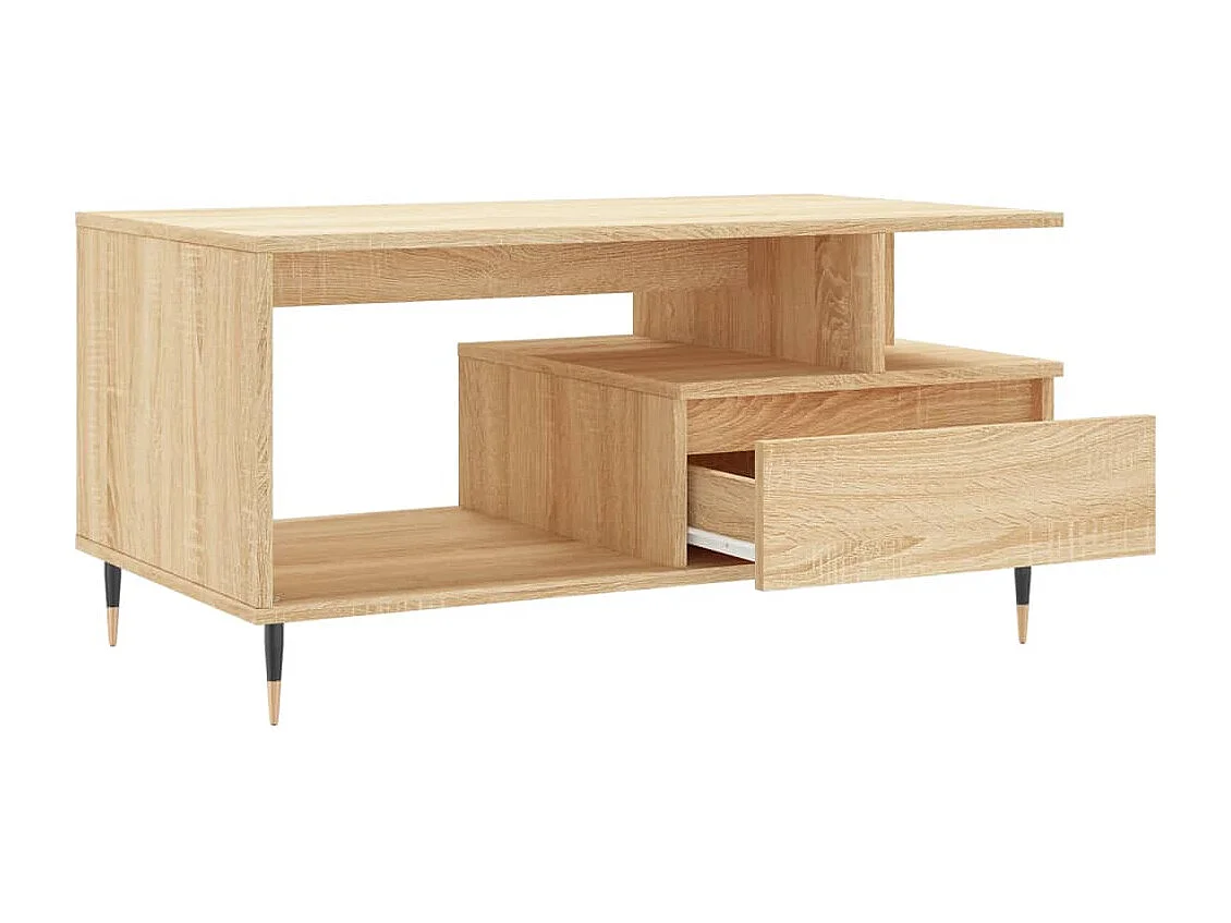 Table basse Chêne sonoma 90x49x45 Bois d'ingénierie