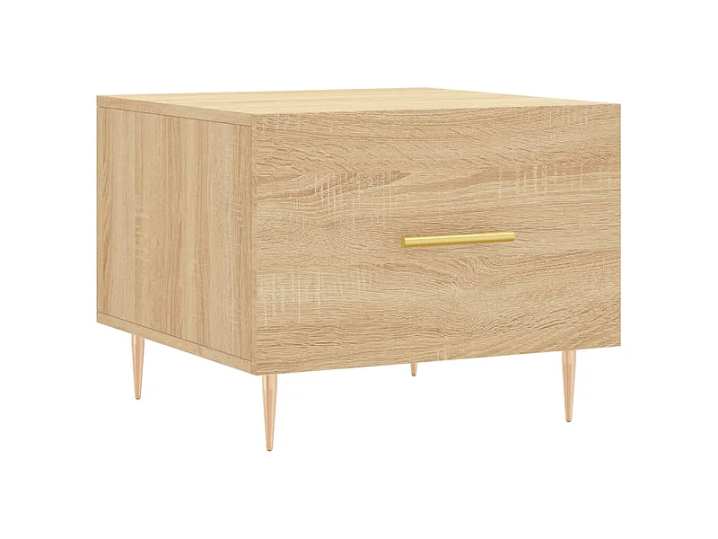 Table basse Chêne sonoma 50x50x40 Bois d'ingénierie