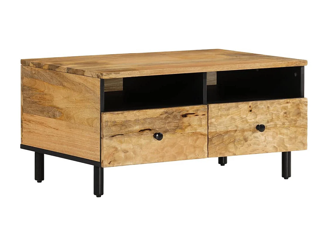 Table basse 80x54x40 bois de manguier massif