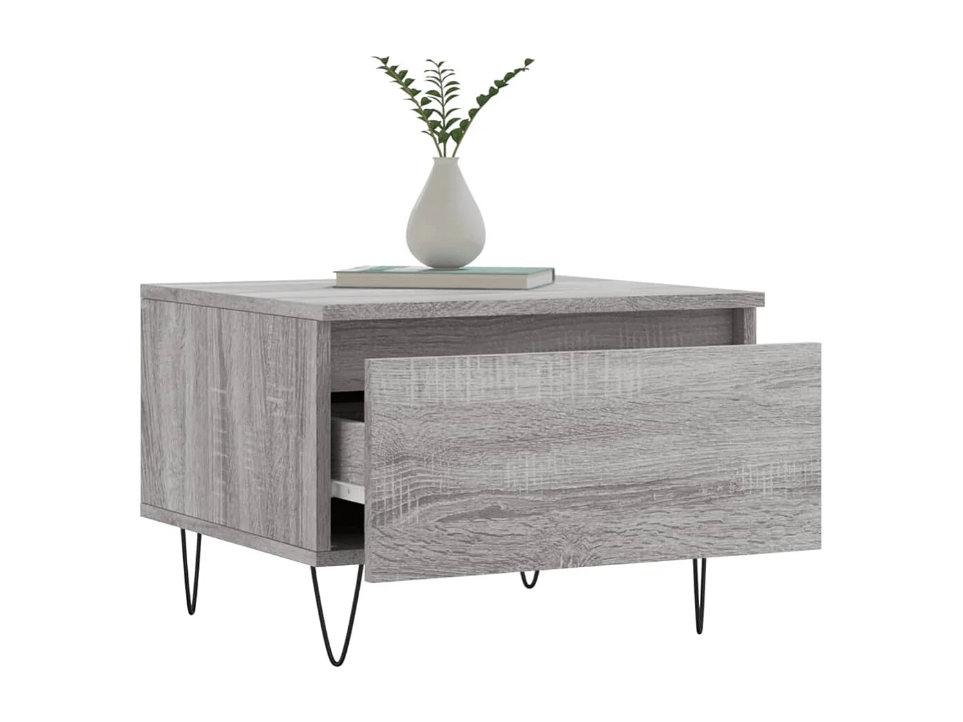 Tables basses 2 pcs sonoma gris 50x46x35 bois d'ingénierie