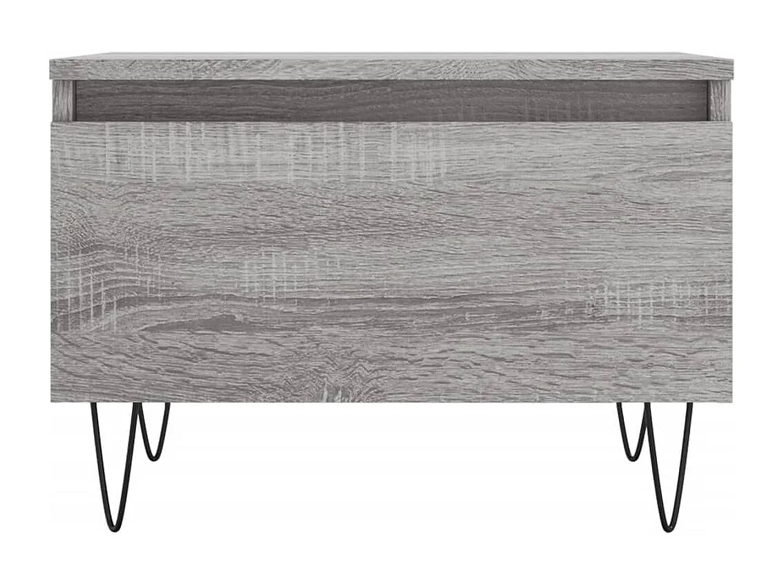 Tables basses 2 pcs sonoma gris 50x46x35 bois d'ingénierie