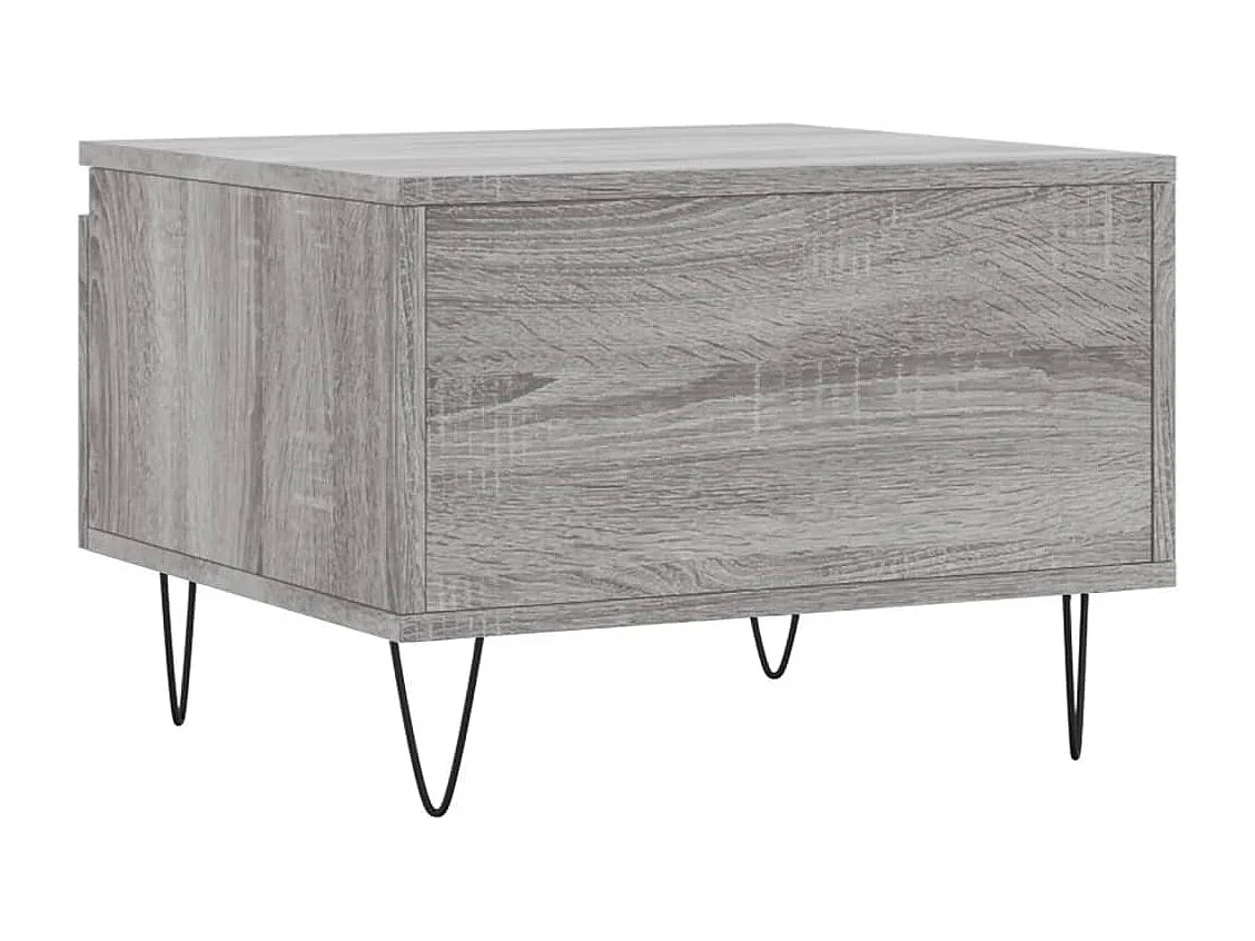 Tables basses 2 pcs sonoma gris 50x46x35 bois d'ingénierie