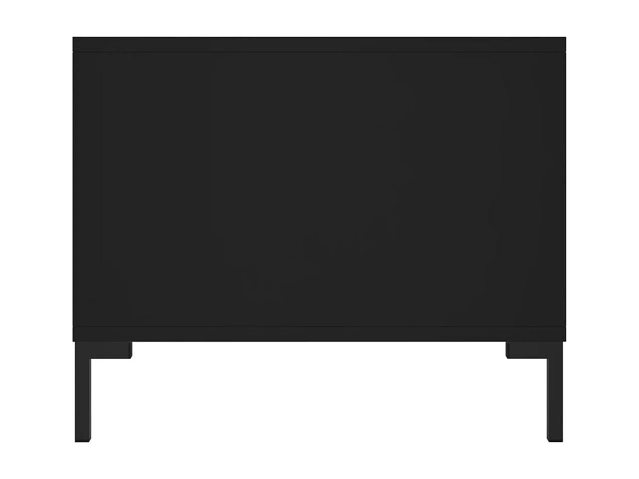 Table basse noir 102x50x40 bois d'ingénierie