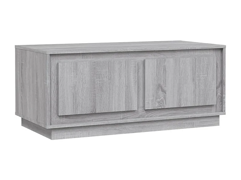 Table basse sonoma gris 102x50x44 bois d'ingénierie
