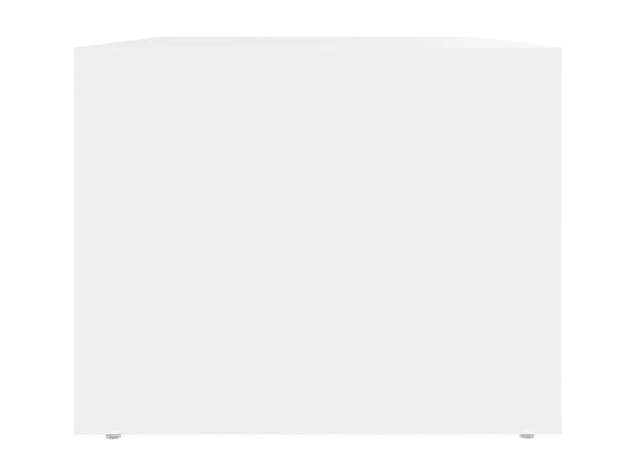 Table basse Blanc 80x50x40 Bois d'ingénierie