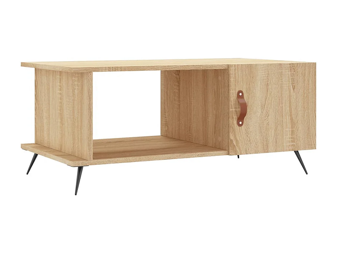 Table basse chêne sonoma 90x50x40 bois d'ingénierie
