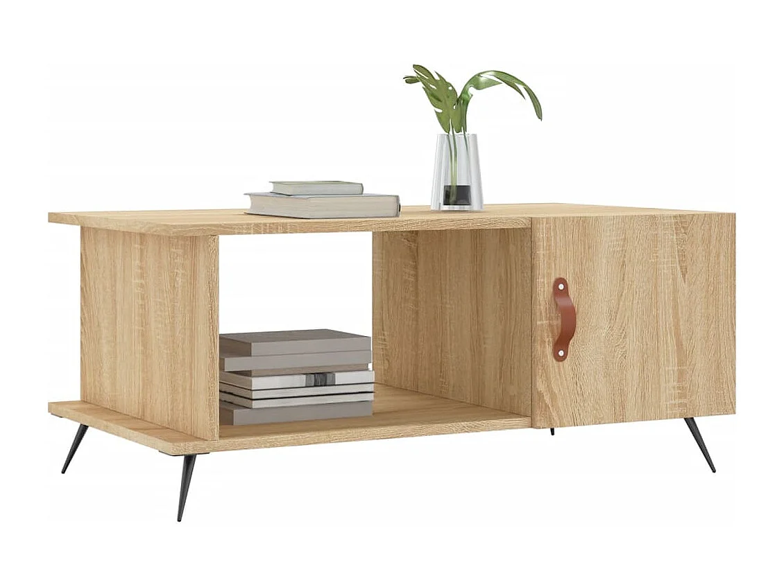 Table basse chêne sonoma 90x50x40 bois d'ingénierie