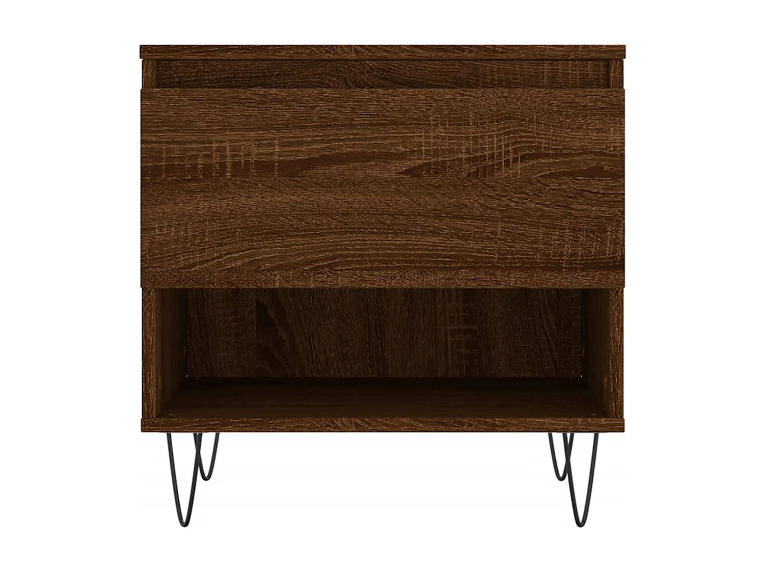 Tables basses 2 pcs chêne marron 50x46x50 bois d'ingénierie