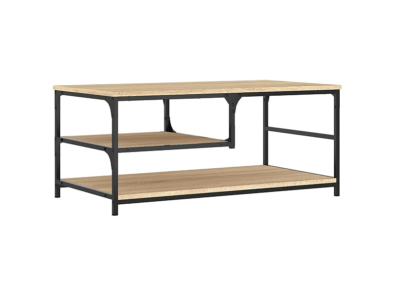 Table basse chêne sonoma 90x49x40 bois d'ingénierie