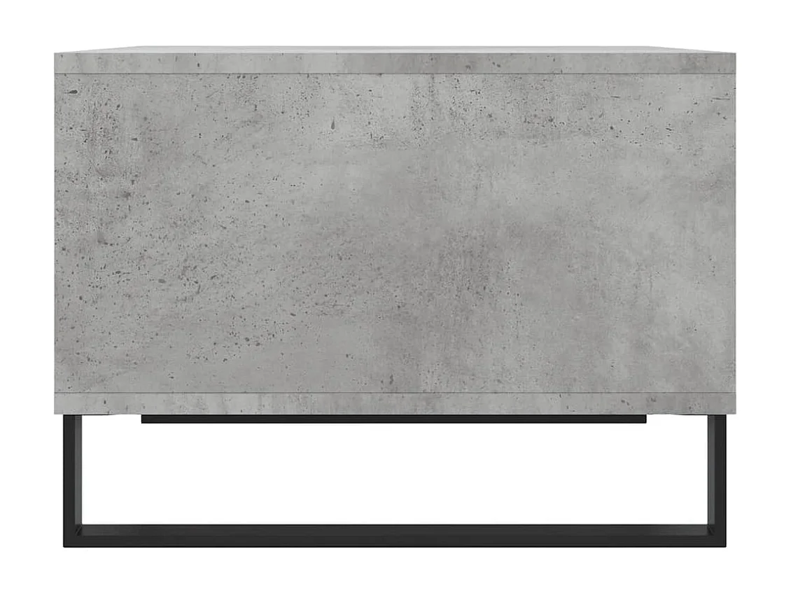 Table basse Gris béton 60x50x36,5 Bois d'ingénierie