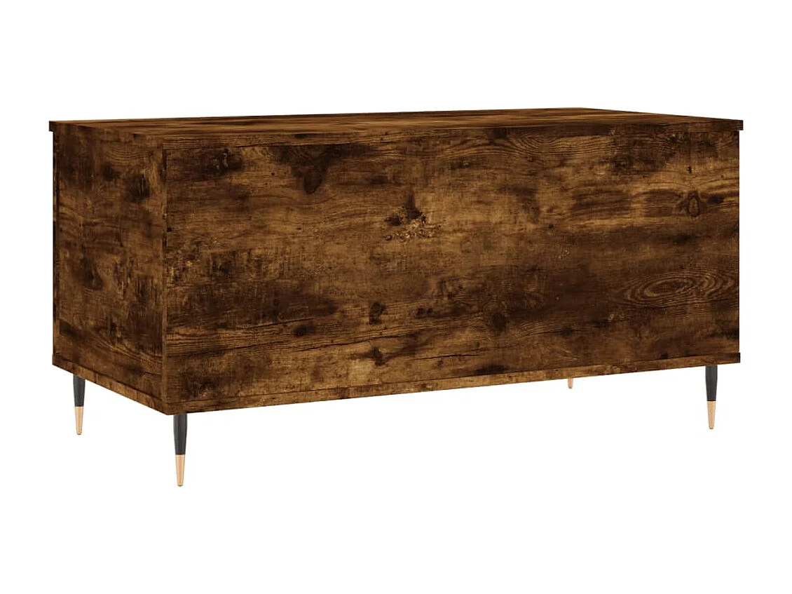 Table basse Chêne fumé 90x44,5x45 Bois d'ingénierie