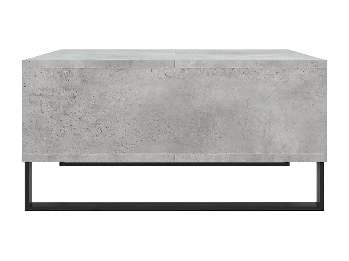 Table basse gris béton 60x60x30 bois d'ingénierie