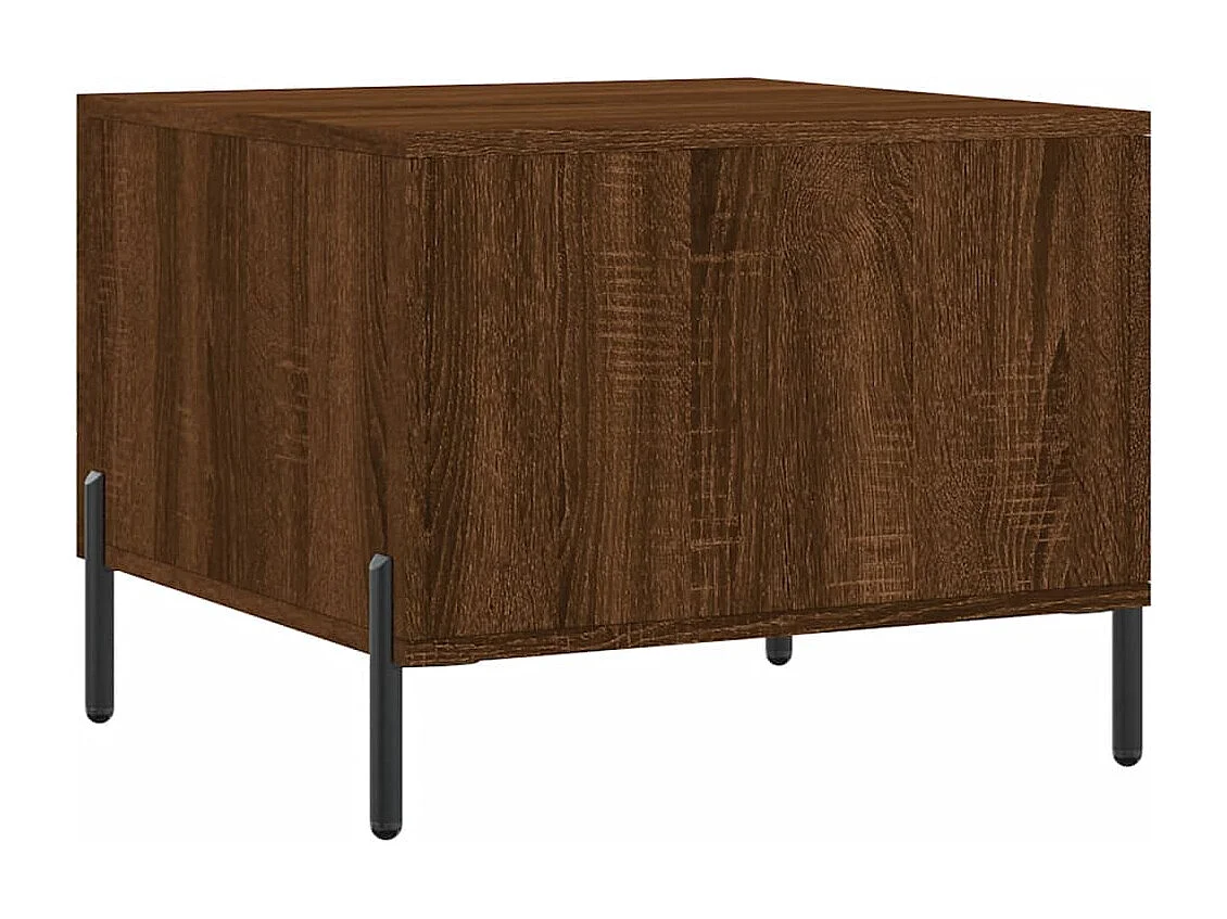 Tables basses 2 pcs chêne marron 50x50x40 bois d'ingénierie