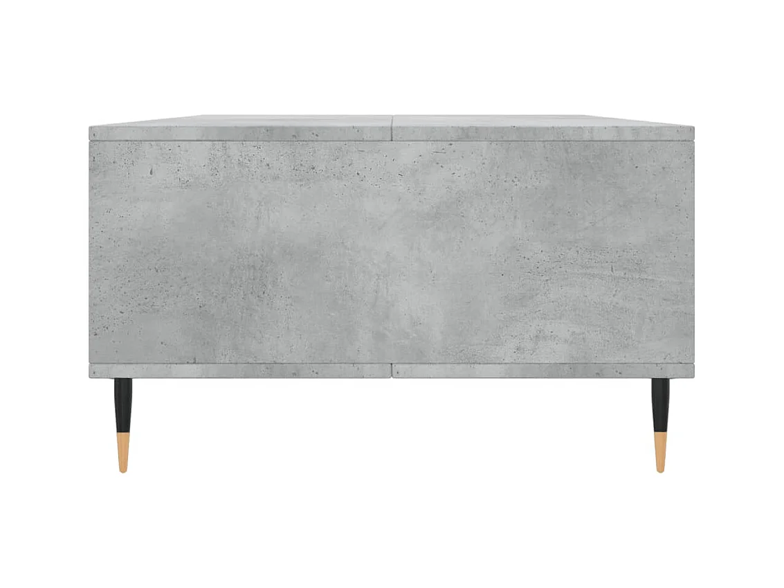 Table basse gris béton 104x60x35 bois d'ingénierie