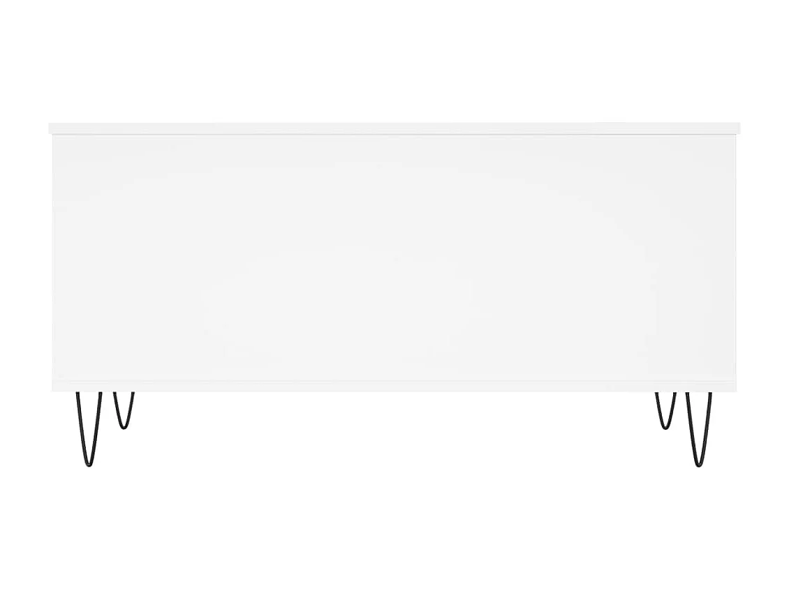 Table basse Blanc 90x44,5x45 Bois d'ingénierie