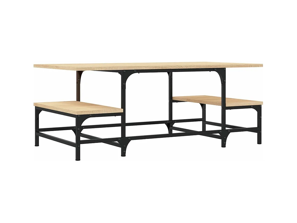 Table basse chêne sonoma 100x50,5x40 bois d'ingénierie