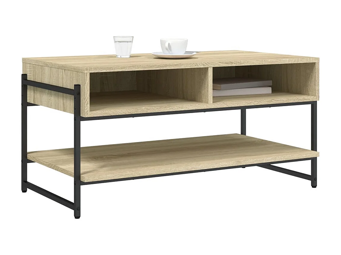 Table basse chêne sonoma 90x50x45 bois d'ingénierie