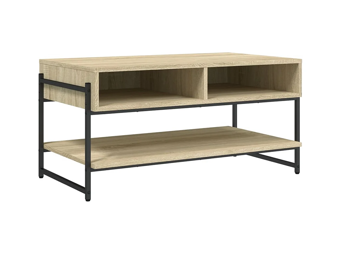 Table basse chêne sonoma 90x50x45 bois d'ingénierie