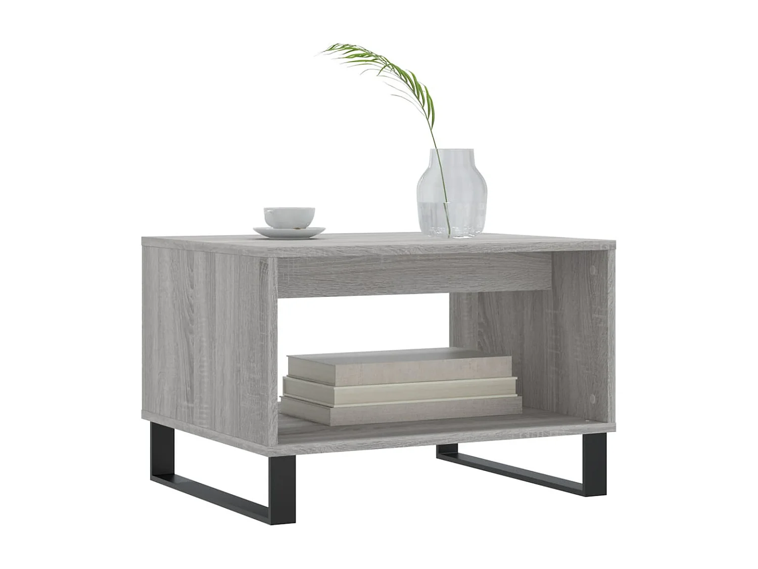 Table basse sonoma gris 60x50x40 bois d'ingénierie