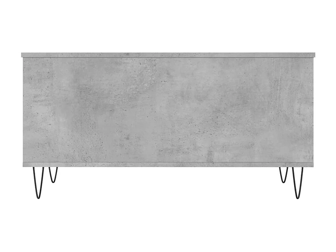 Table basse Gris béton 90x44,5x45 Bois d'ingénierie