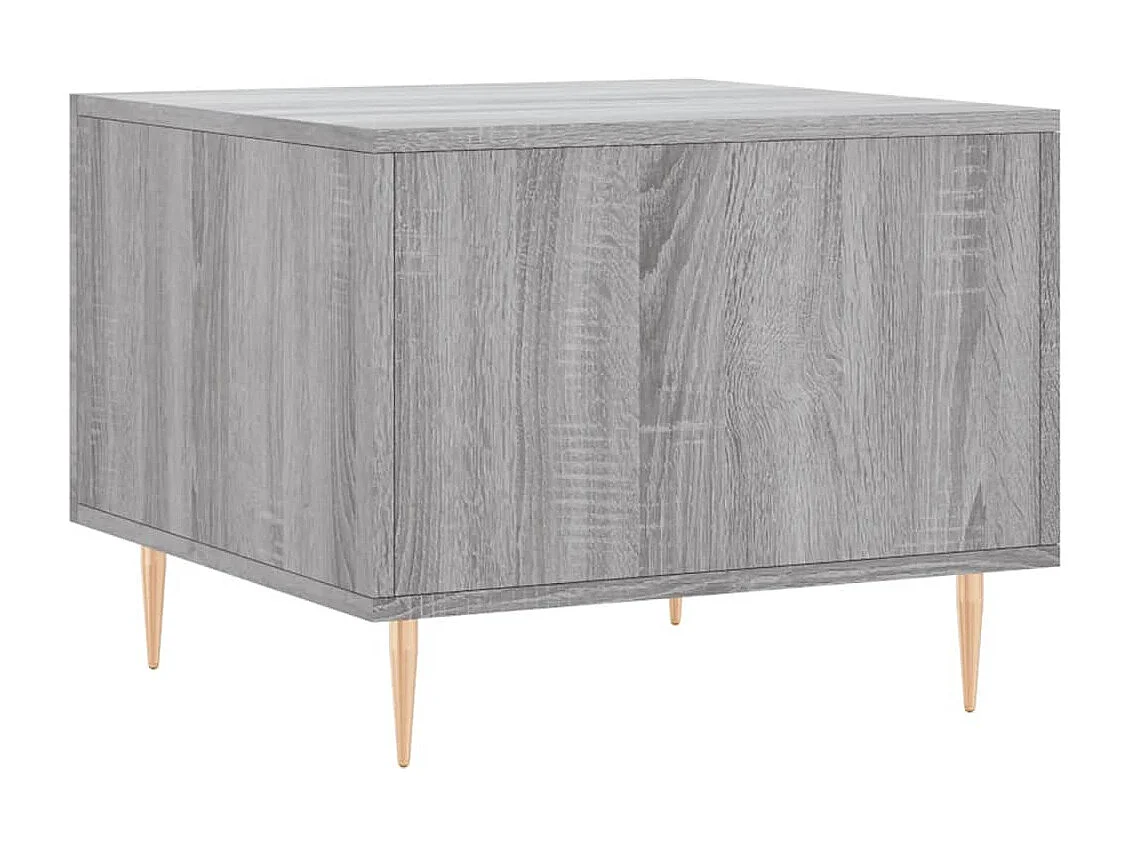 Table basse Sonoma gris 50x50x40 Bois d'ingénierie
