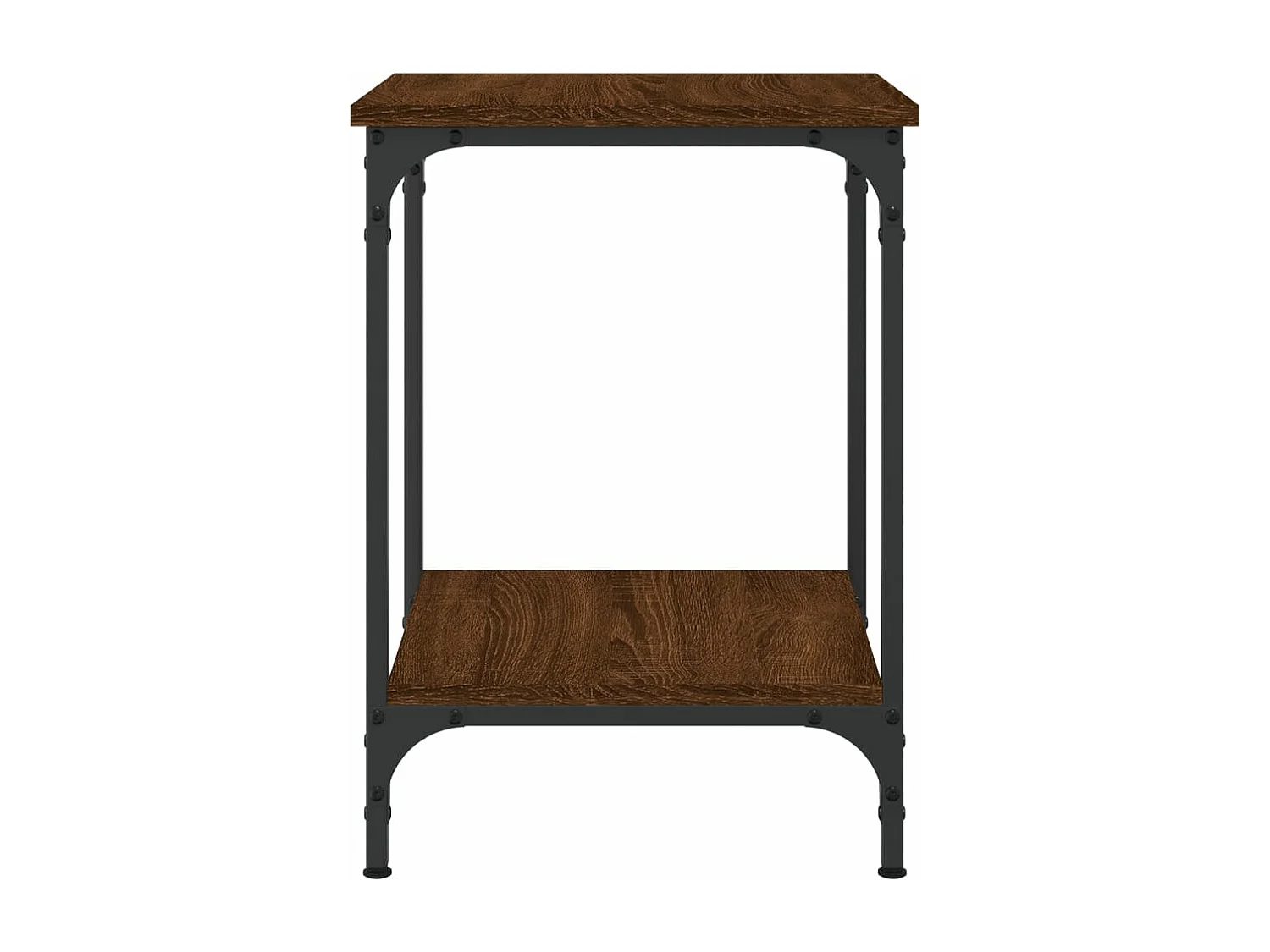 Table basse chêne marron 40x40x55 bois d'ingénierie