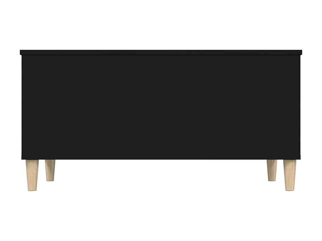 Table basse Noir 90x44,5x45 Bois d'ingénierie