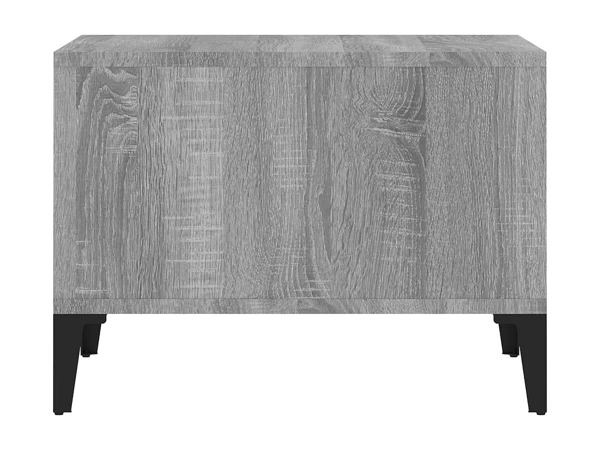 Table basse Sonoma gris 60x50x36,5 Bois d'ingénierie