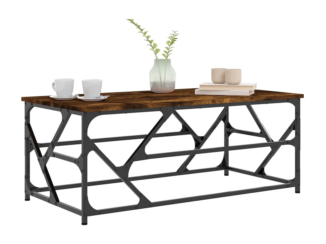 Table basse Chêne fumé 100x50x40 Bois d'ingénierie